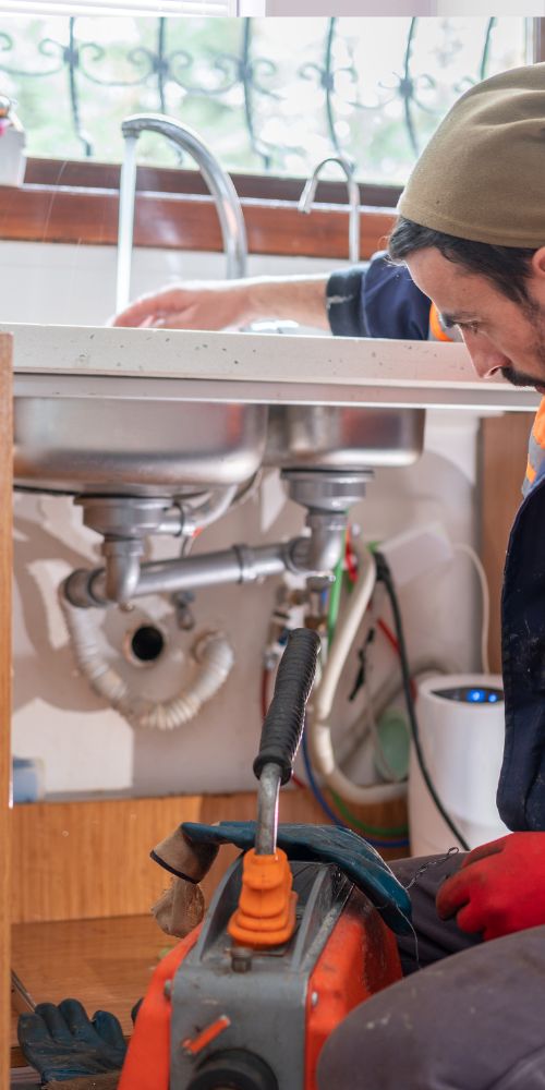 professional drain cleaning image